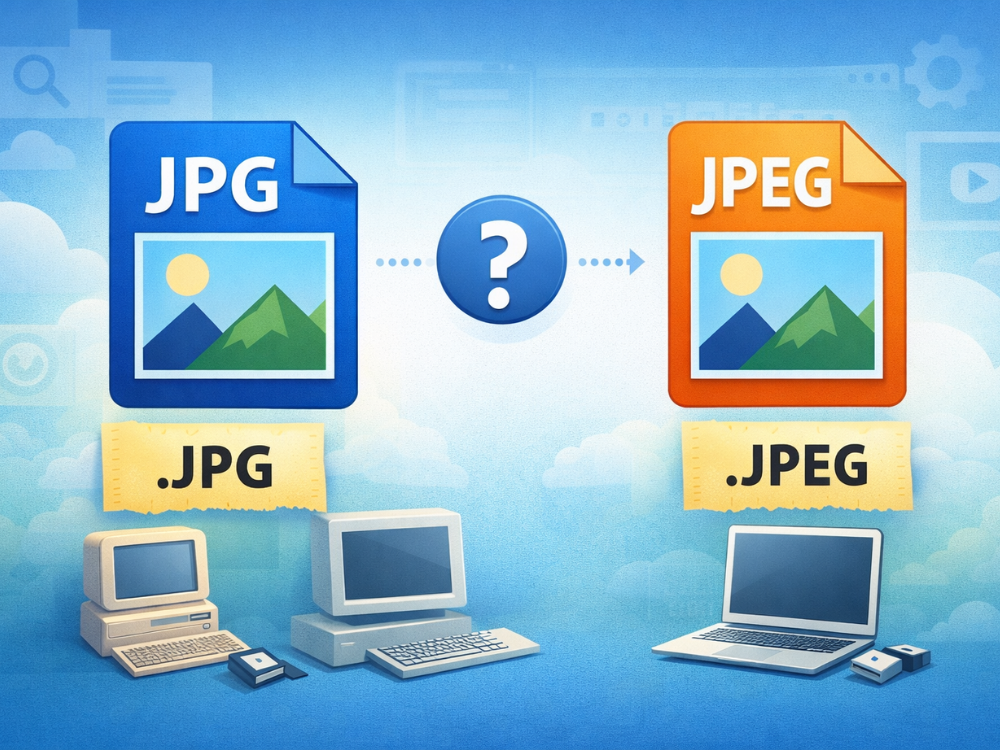 Differenze tra immagini JPG e JPEG