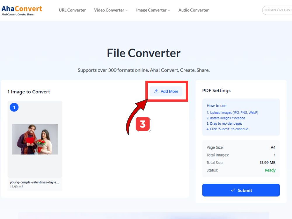 Adding more JPG files for combining