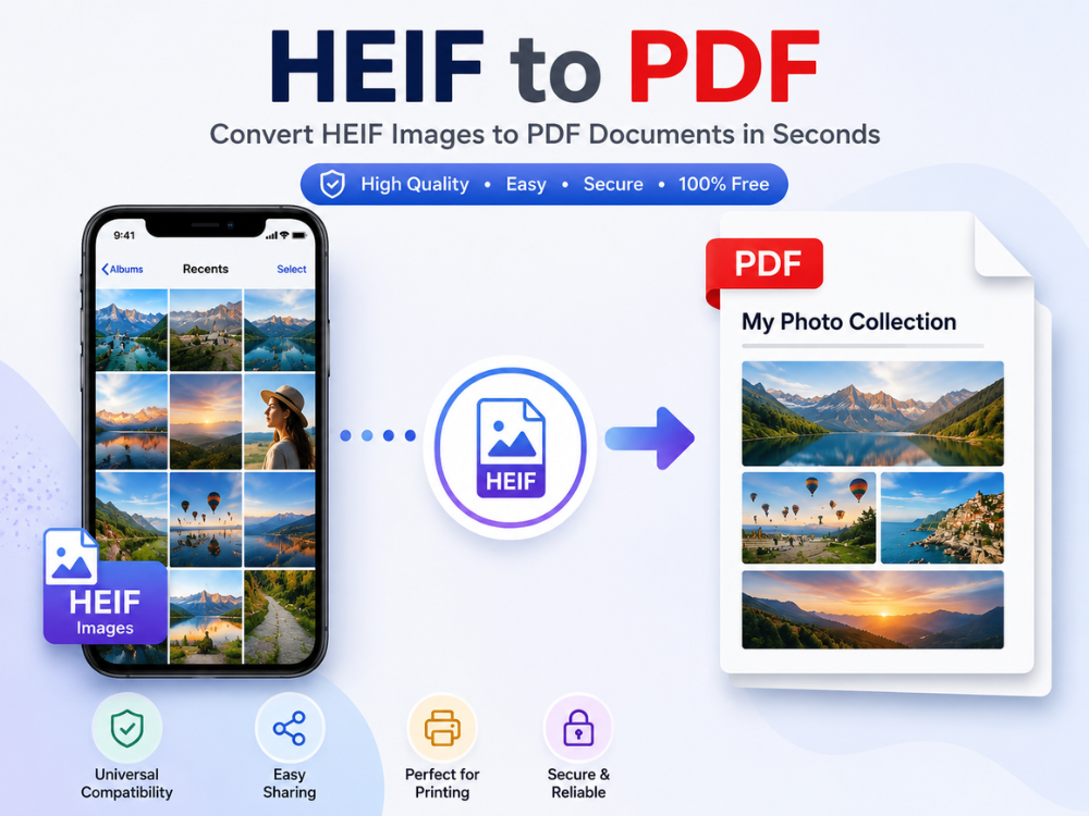 Convert HEIF to PDF
