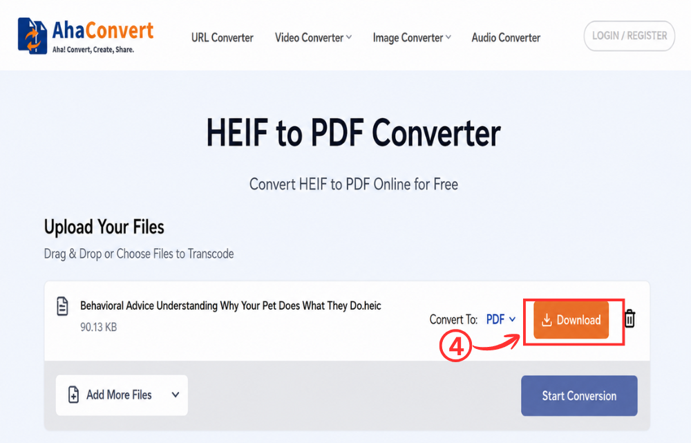 Download the converted PDF file