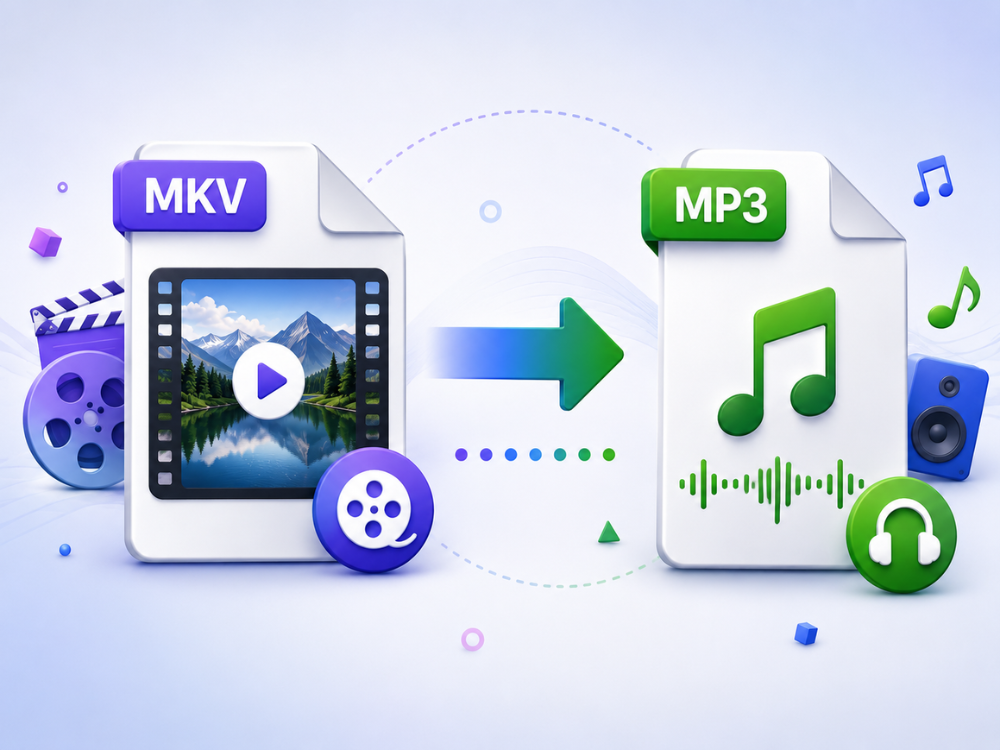 Convert MKV to MP3 online — free tools to extract audio from MKV video files