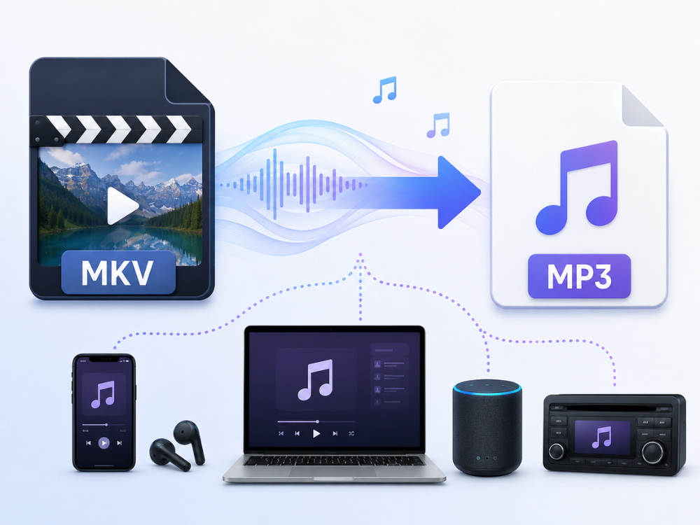 Why convert MKV to MP3 — audio compatibility across devices including smartphones and desktops