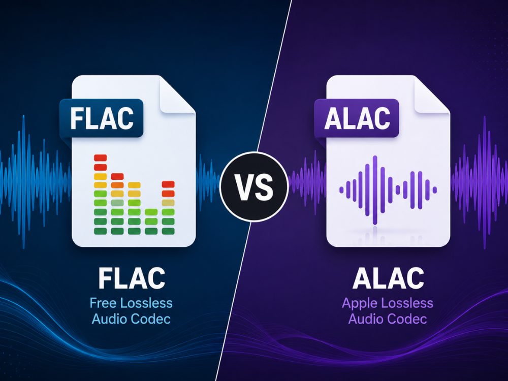 FLAC vs ALAC lossless audio comparison
