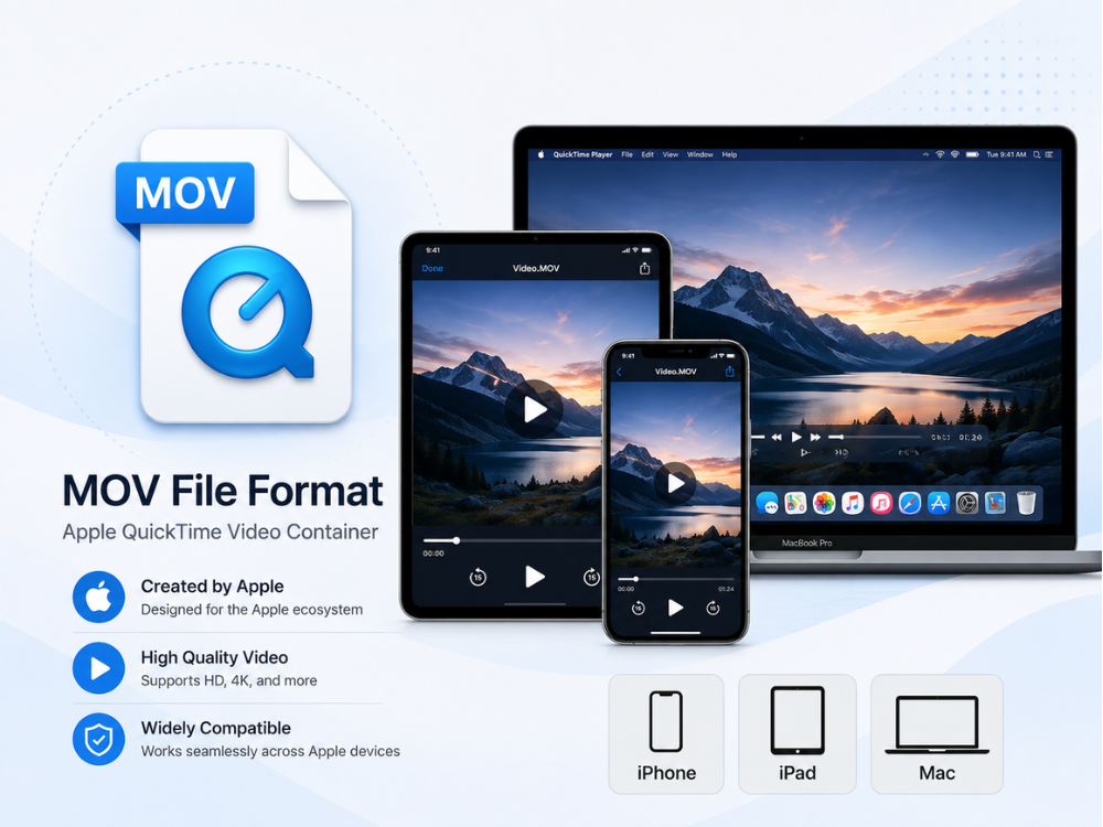 mov file format Apple QuickTime video container
