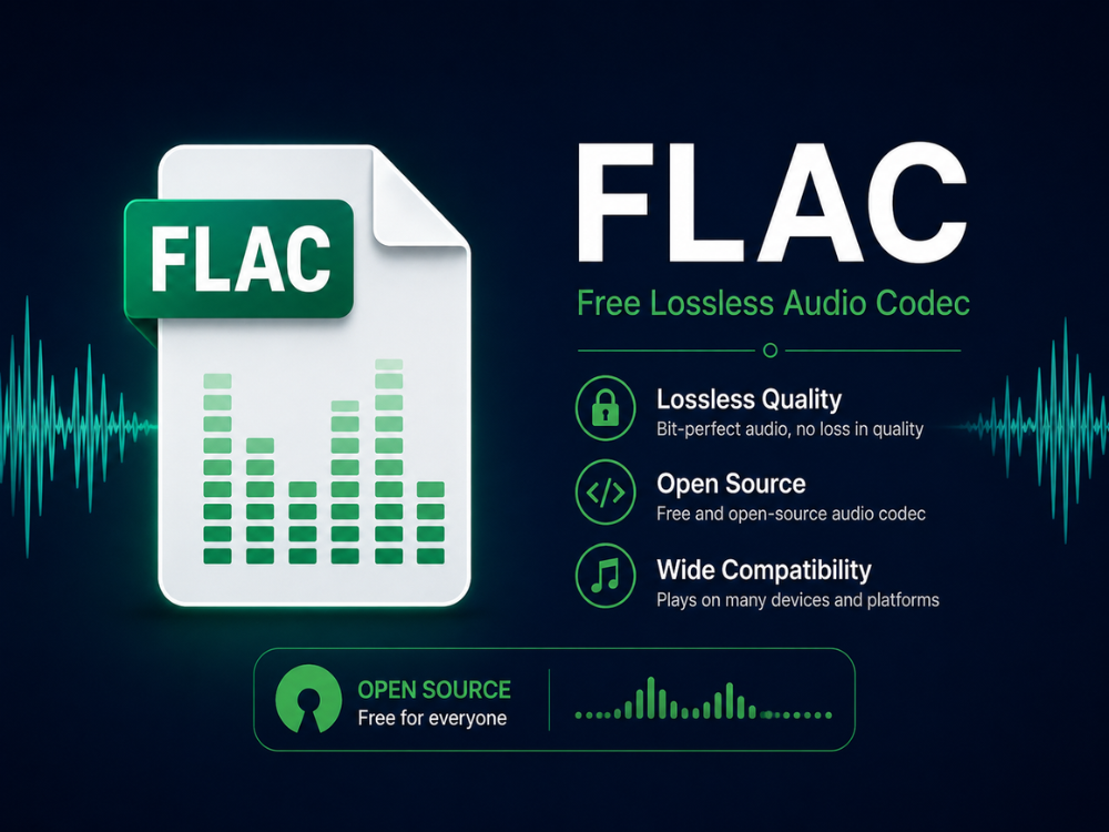 FLAC формат на аудио кодек с отворен код без загуби