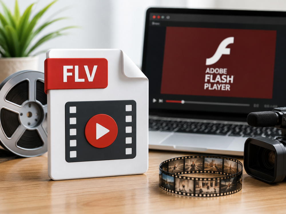 flv file format used for legacy flash video content and audio extraction