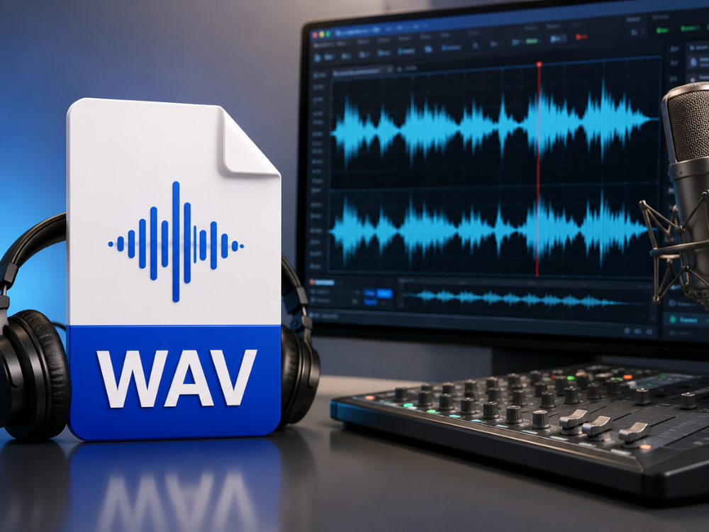 wav file format for professional audio-editing and recording
