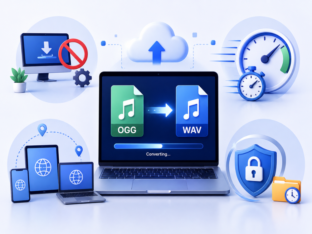 online ogg to wav converter benefits fast secure and cross platform access